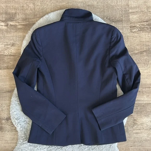 Theory Nichelle Broadway Navy Blue Blazer Suit Jacket 8 - Picture 8 of 14